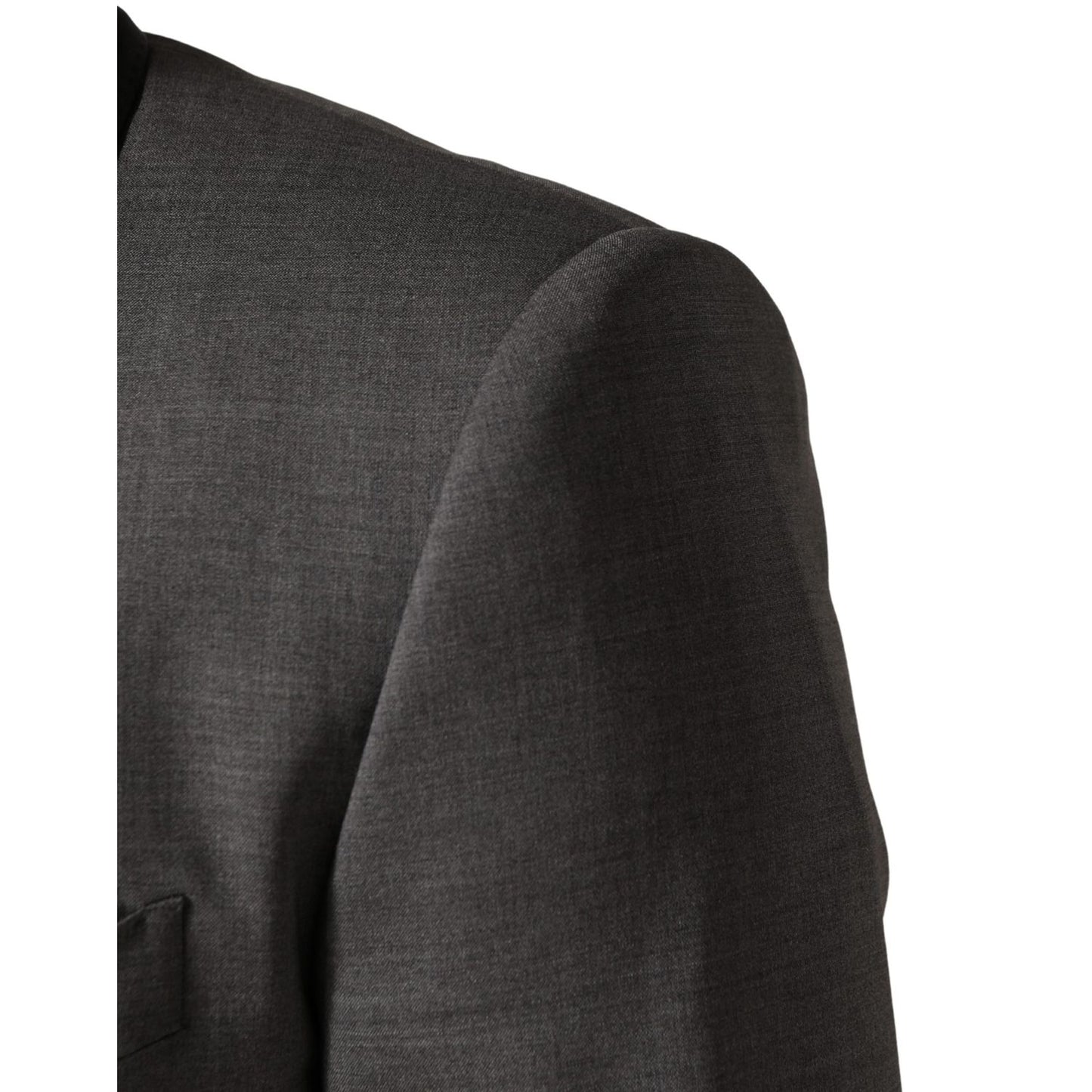 Dolce & Gabbana Gray Wool Single Breasted 1 Button 3PC Suit