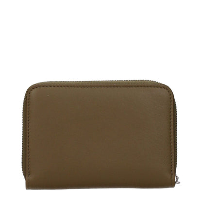 Jil Sander Brown Leather Wallet