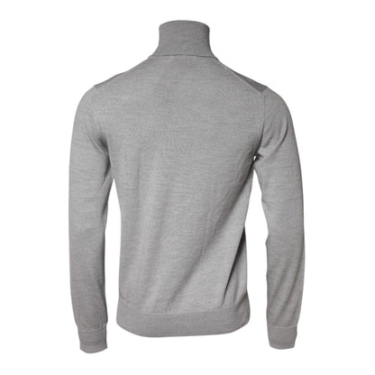 Dolce & Gabbana Gray LongSleeve Turtleneck Pullover Sweater