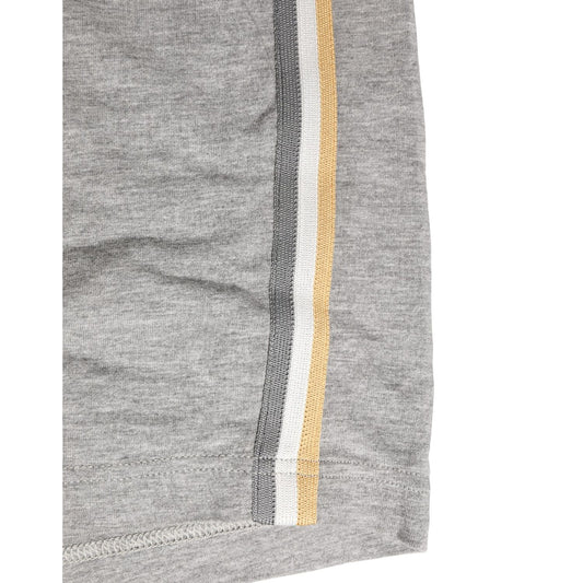 Dolce & Gabbana Gray Logo Waistband Cotton Men Boxer Underwear