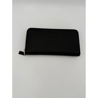 Prada PRADA Zip in Saffiano Leather Wallet