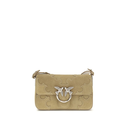 PINKO Beige Calf Leather Bos Taurus Shoulder Bag 1728,72470364320,Bags,Beige,New with tags,PINKO,Shoulder Bags - Bags,Women