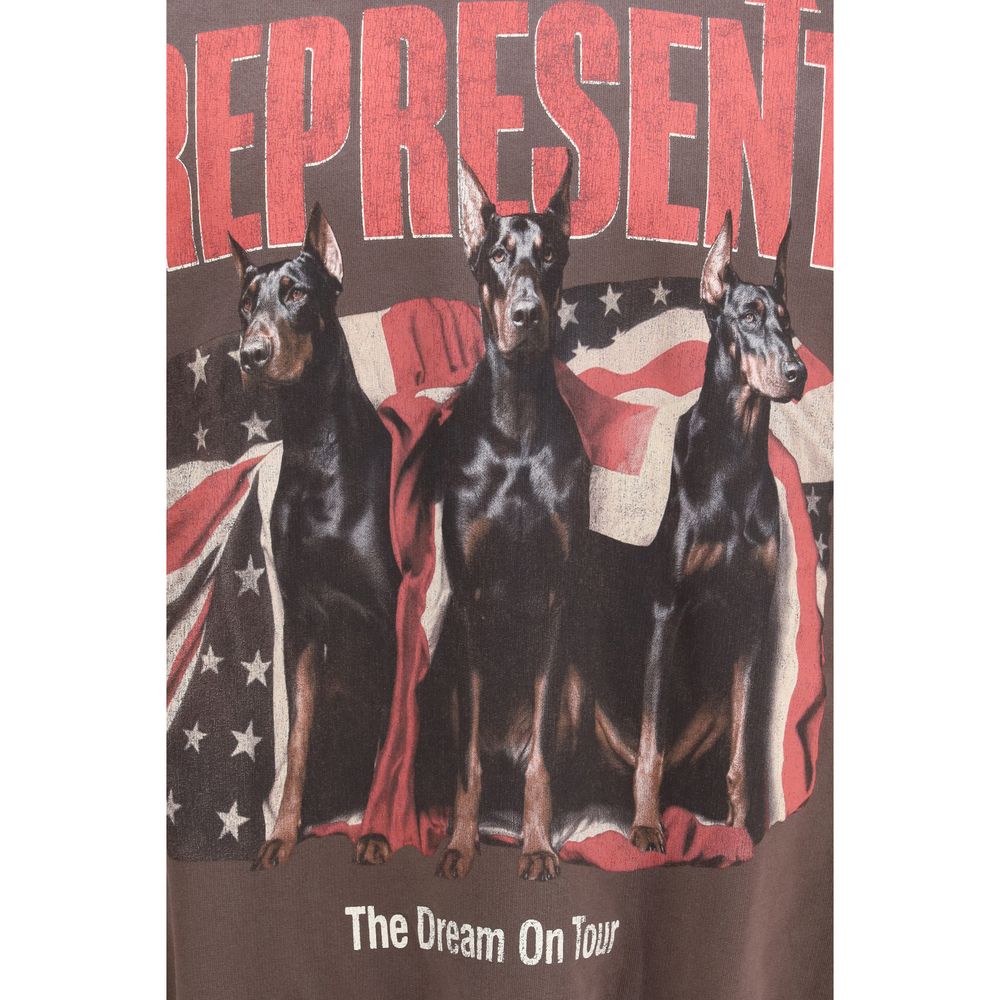 Represent Brown Cotton Sweatshirt