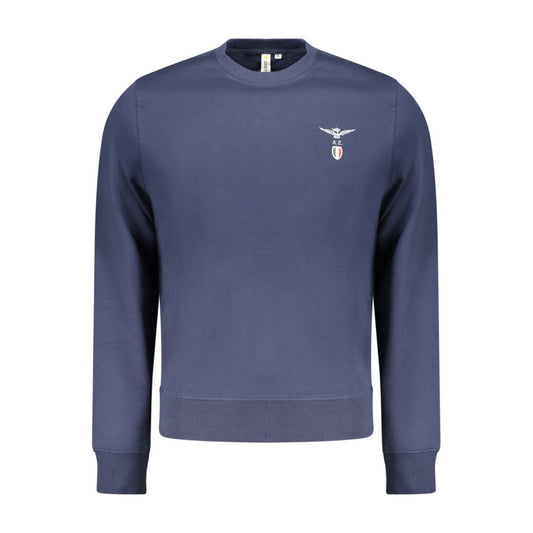 Accademia Militare Blue Cotton Men's Sweatshirt