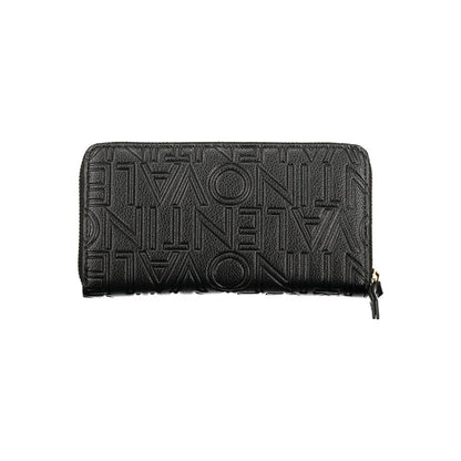 Valentino Black Polyurethane Womens Wallet