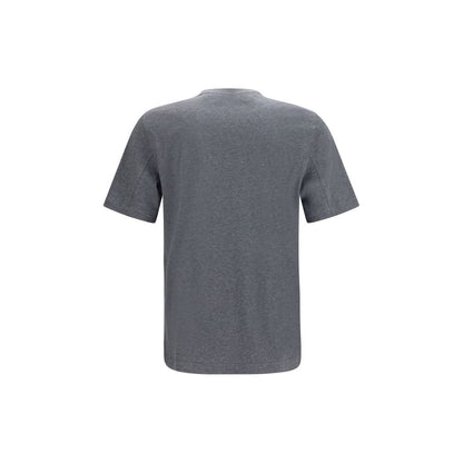 Brunello Cucinelli Blue Cotton T-Shirt