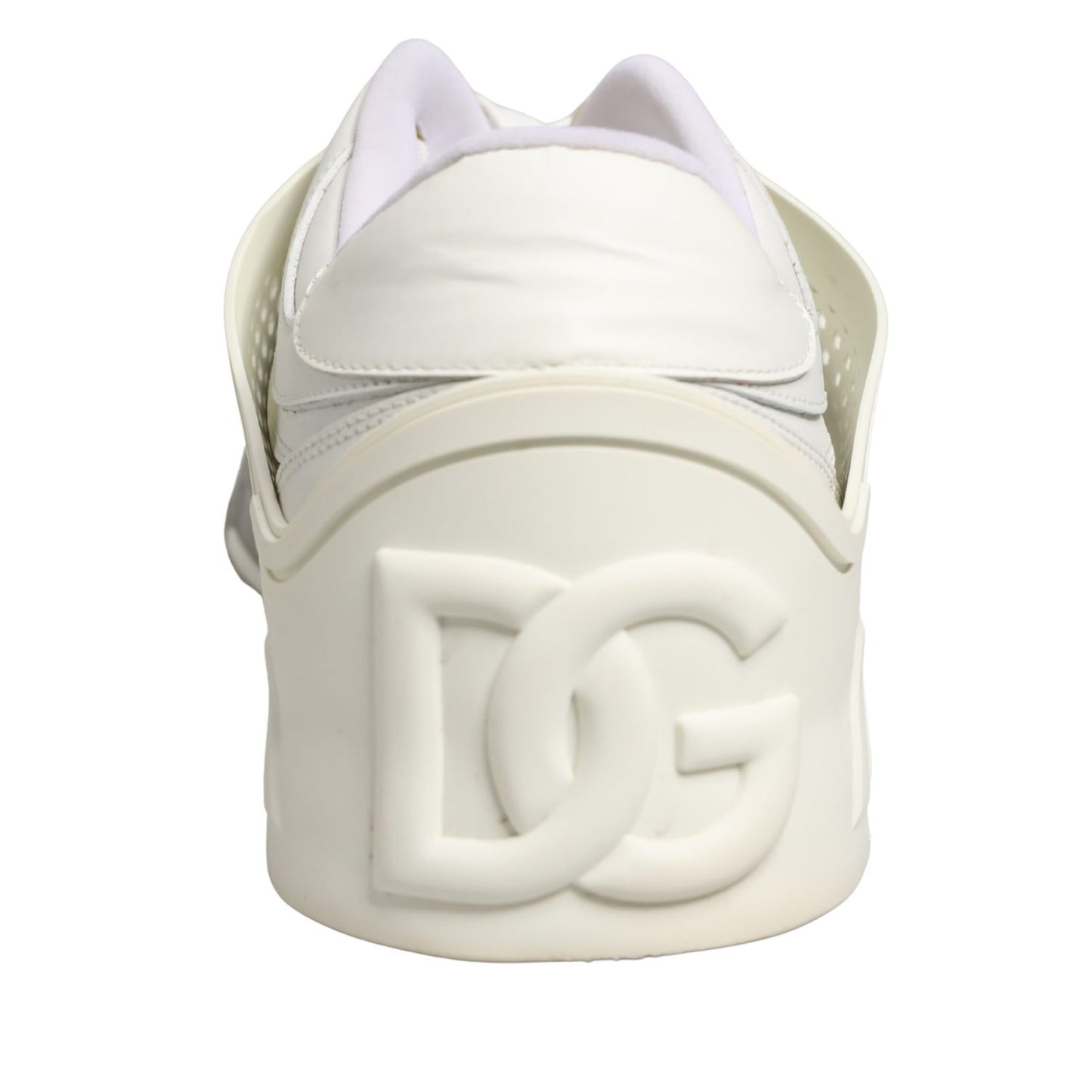 Dolce & Gabbana White Low Top Custom 2.Zero Sneakers Shoes