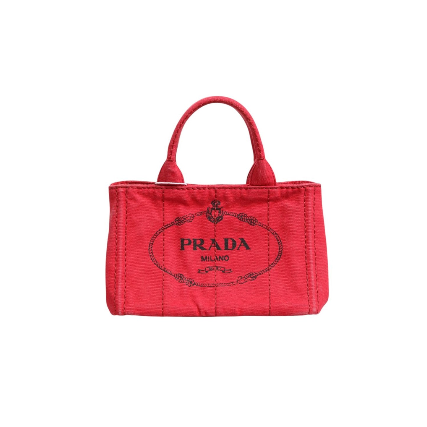 Prada Canapa Mini Canvas Tote