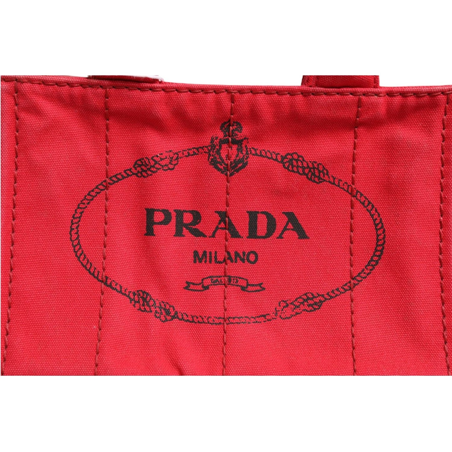 Prada Canapa Mini Canvas Tote