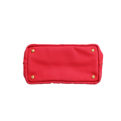 Prada Canapa Mini Canvas Tote