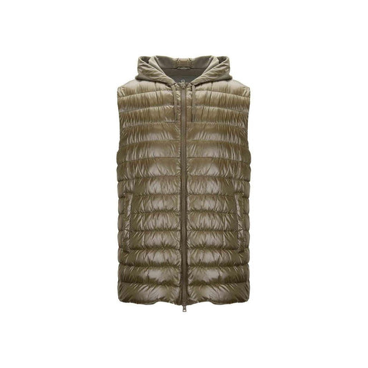 Herno Bicolor Polyamide Sleveless Jacket