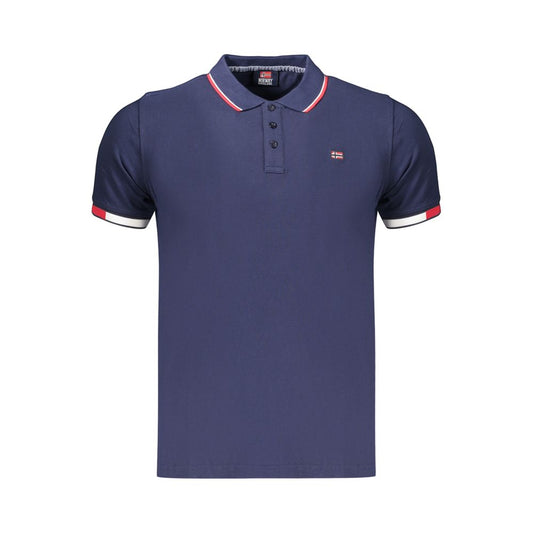 Norway 1963 Blue Cotton Men's Polo Shirt