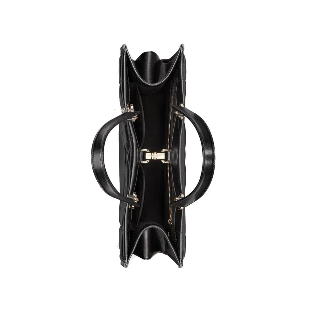 Dior Black Leather Tote Bag
