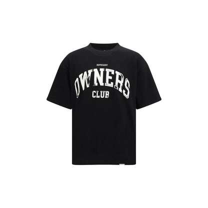 Represent Black Cotton T-Shirt