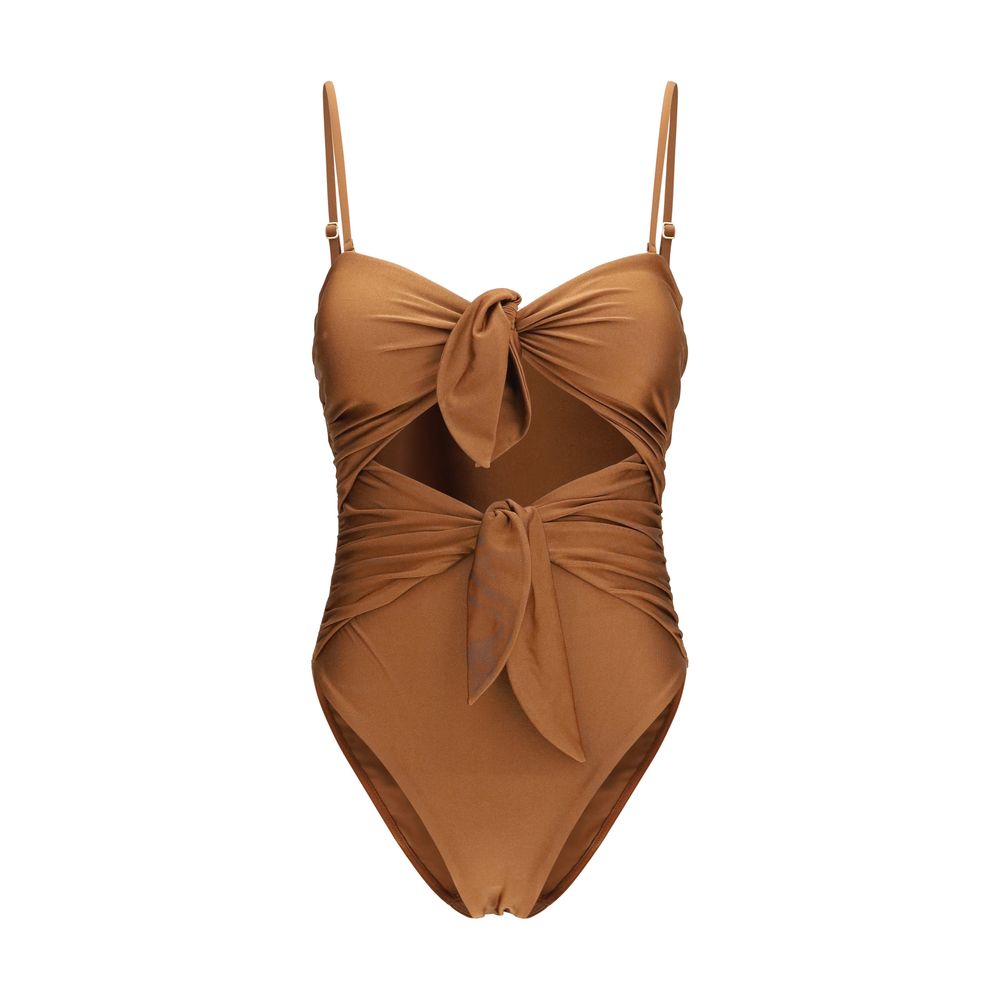 Zimmermann Beige Polyamide One-Piece Swimsuit