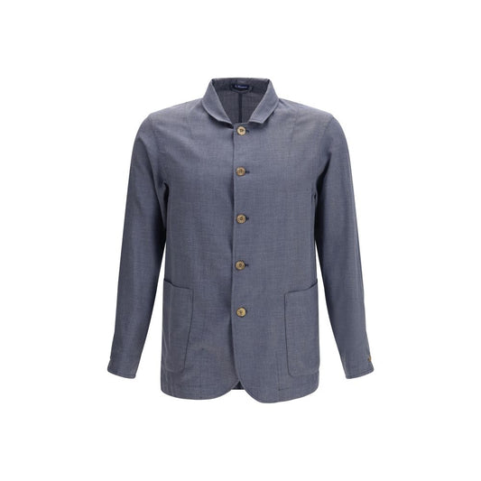Finamore Gray Wool Oves Aries Jacket