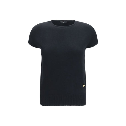 Balmain Black Wool Oves Aries Sleeveles Sweater