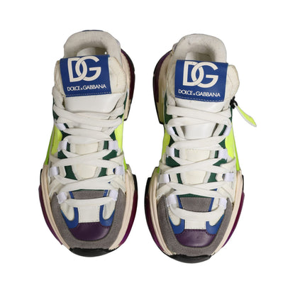 Dolce & Gabbana Multicolor Airmaster Low Top Sneaker Shoes