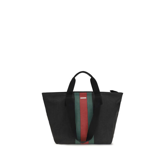 Gucci Black Cotton Shoulder Bag
