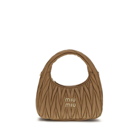 Miu Miu Beige Lamb Ovis Aries Aries Handbag