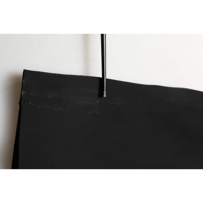 Dolce & Gabbana Black Single Breasted One Button Coat Blazer