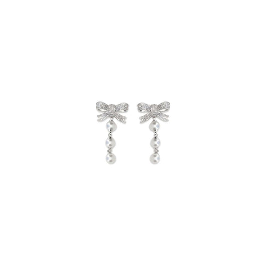 Self-Portrait Silver Brass Earrings