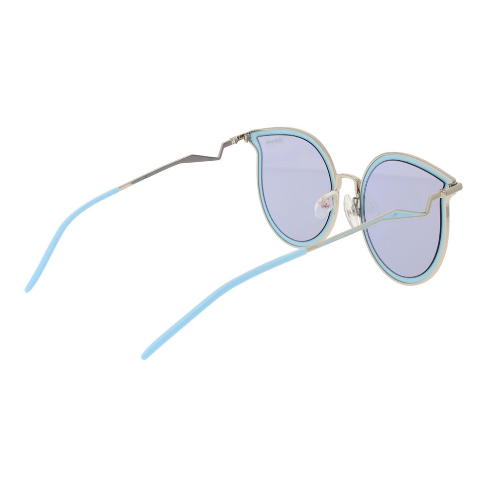 Ana Hickmann Blue Metal Sunglasses
