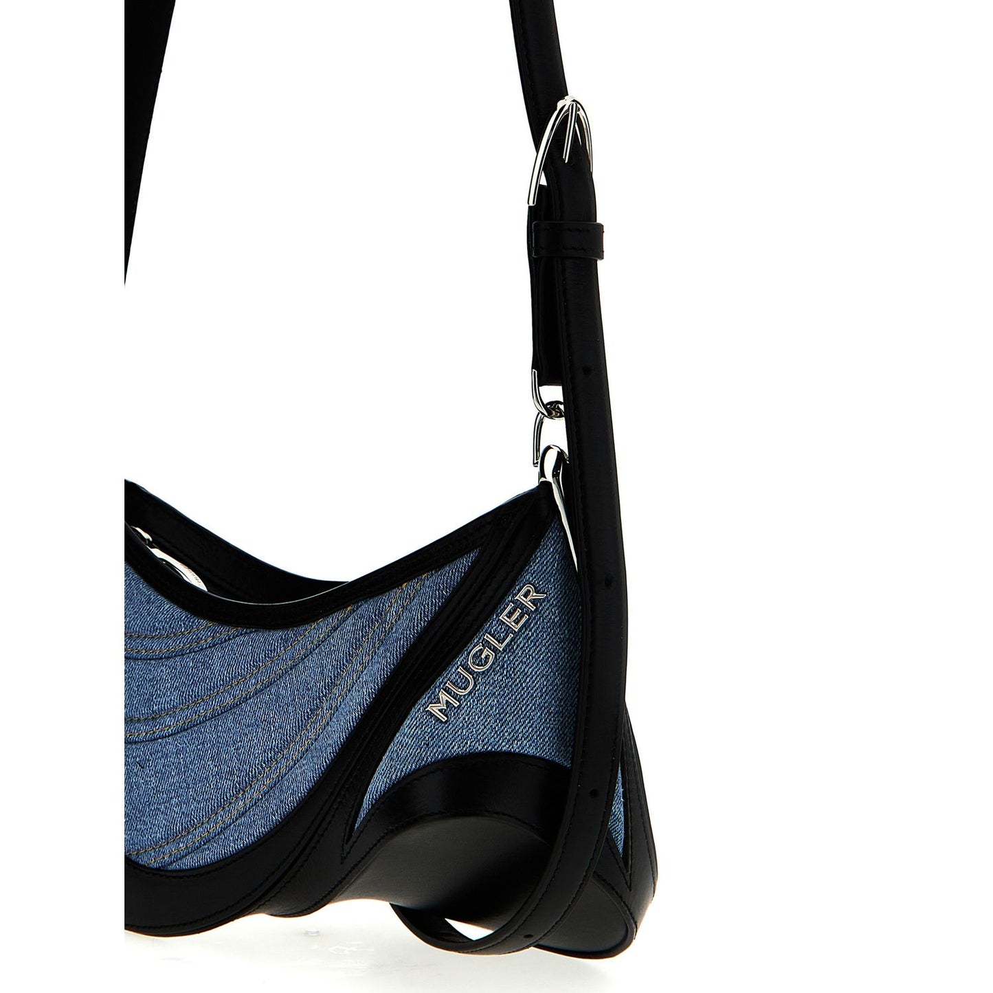Mugler Multicolor Calfskin Shoulder Bag