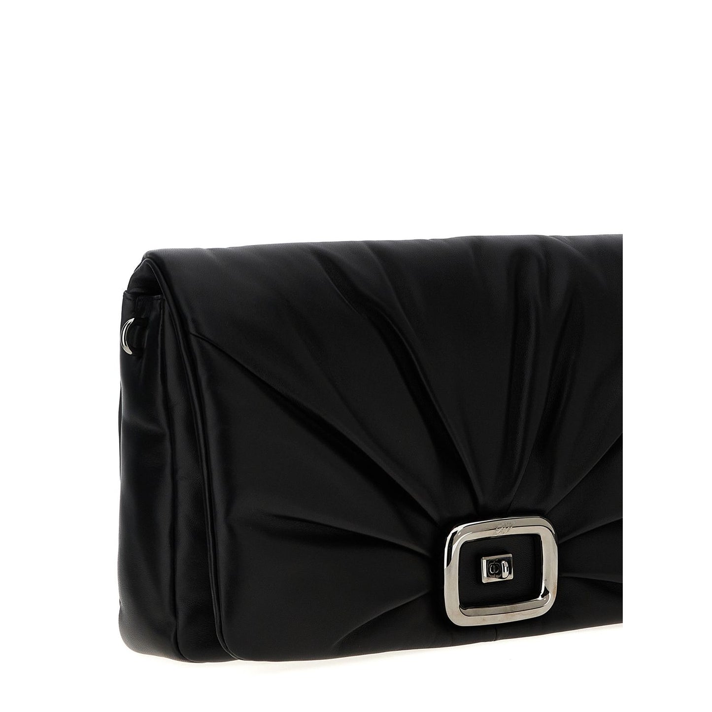 Roger Vivier Black Leather Shoulder Bag