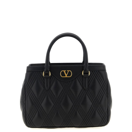 Valentino Garavani Black Lamb Leather Handbag