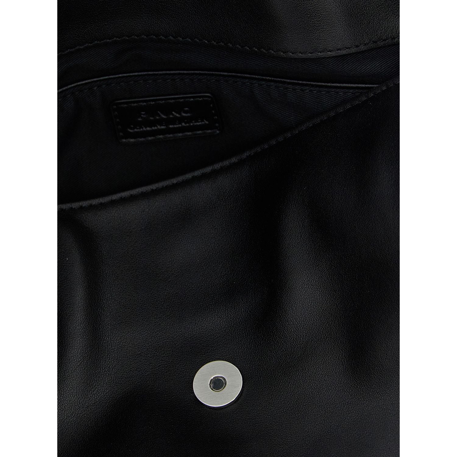 PINKO Black Goatskin Shoulder Bag