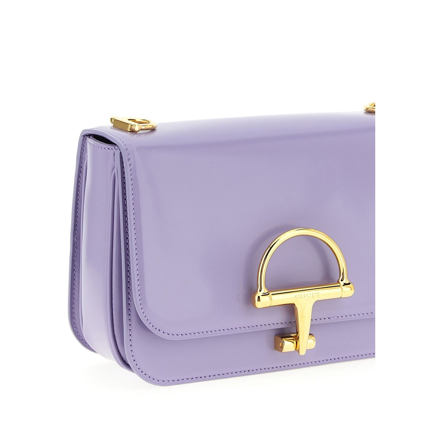 Gucci Purple Calfskin Shoulder Bag