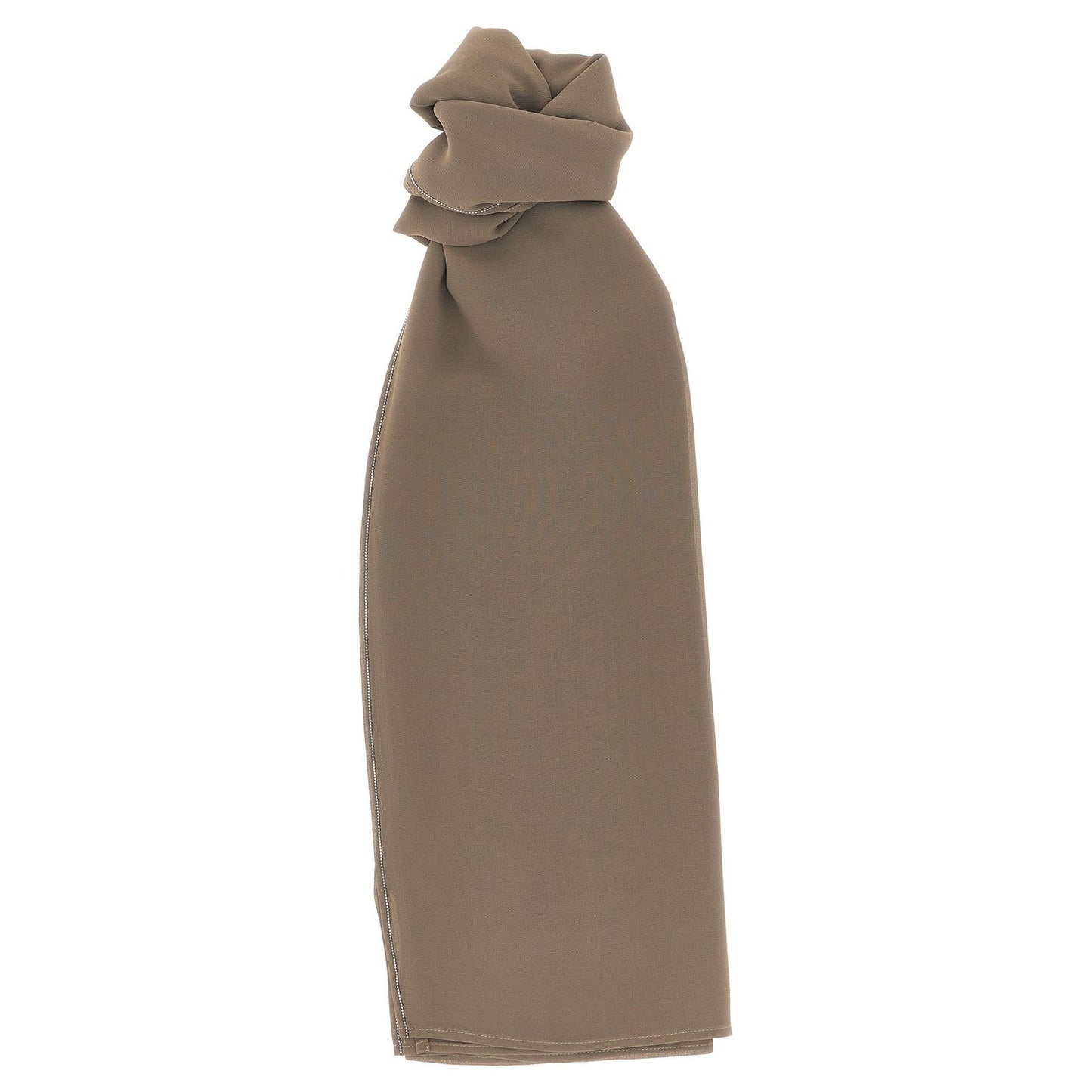 Peserico Brown Polyester Scarf
