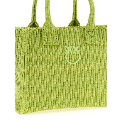 PINKO Bicolor Polypropylene Tote Bag