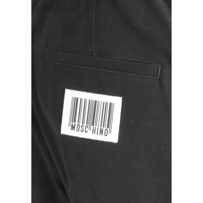 Moschino Black Cotton Joggers (Workout Pants)