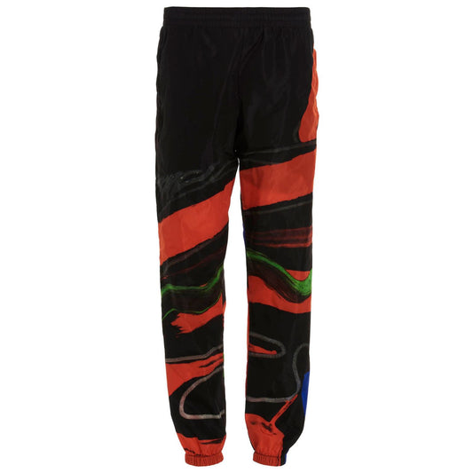 Moschino Black Polyamide Athletic Pants