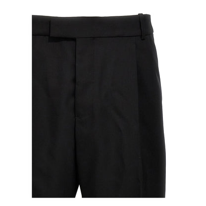 Alexander McQueen Black Wool Dress Pants