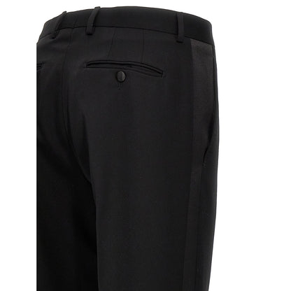 Lanvin Black Wool Dress Pants