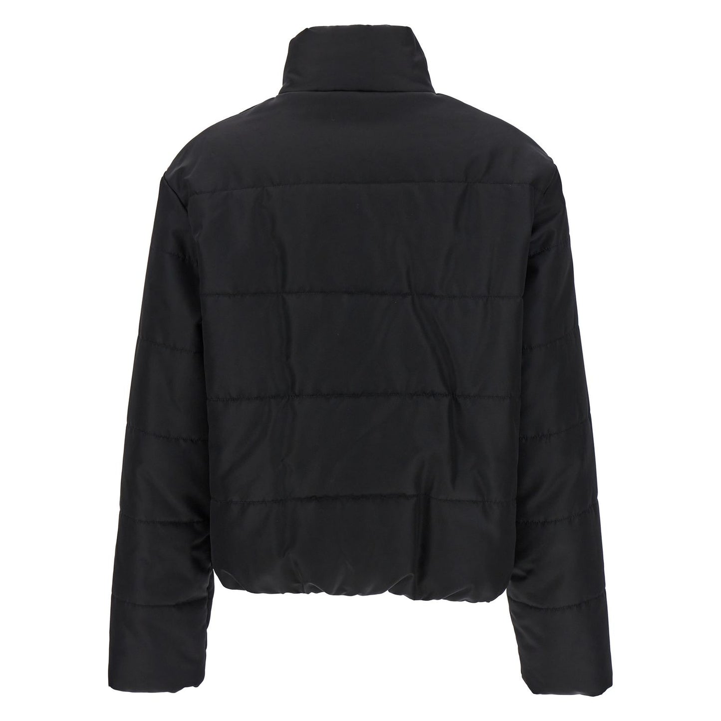 Moschino Black Polyamide Full-Length Jacket