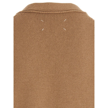Maison Margiela Beige Wool Cardigan