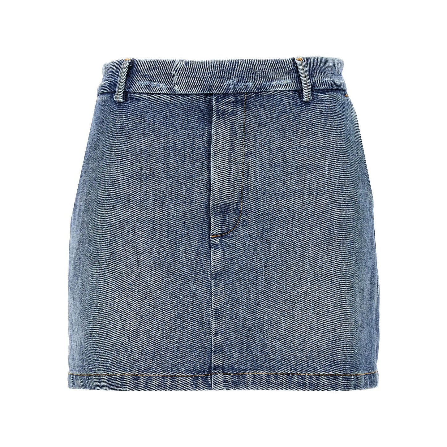 Armarium Blue Cotton Long Skirt