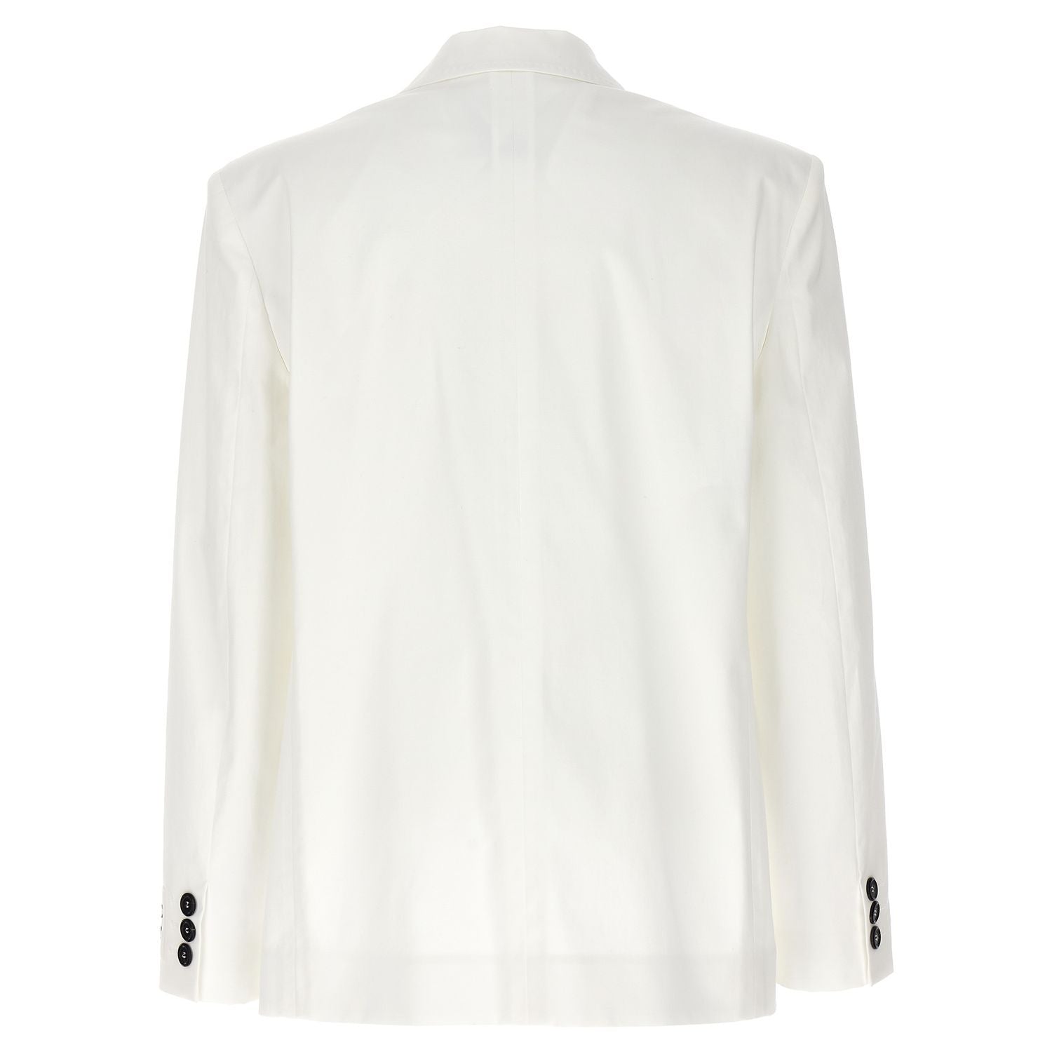 Moschino White Cotton Blazer