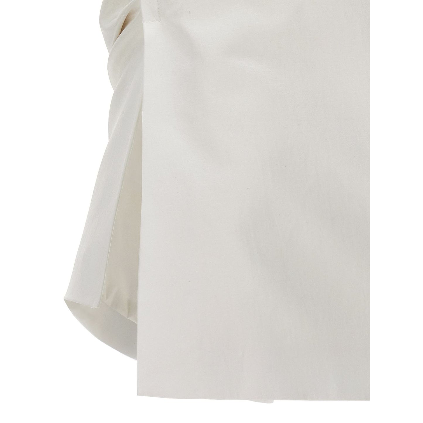 Sportmax White Cotton Blouse