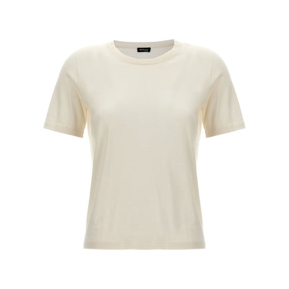 Kiton White Cashmere T-Shirt
