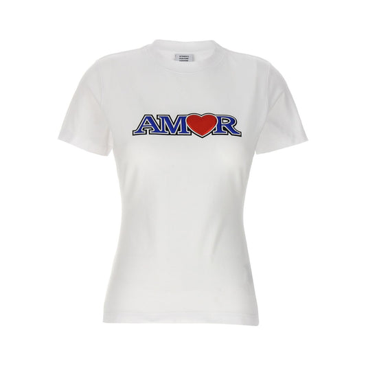 Vetements White Cotton T-Shirt