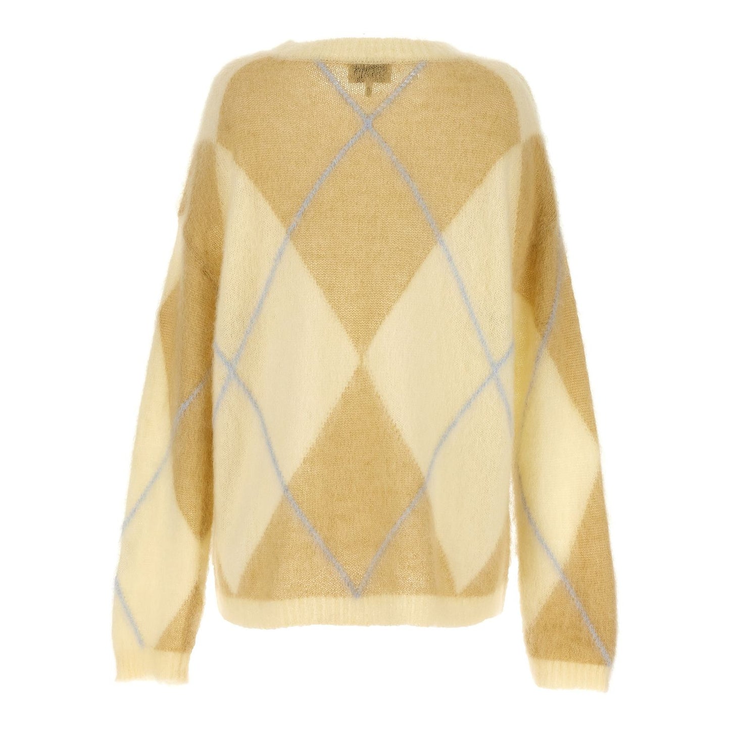 Ganni Bicolor Wool Cardigan