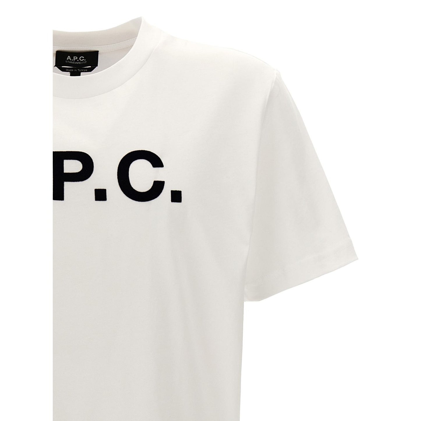 A.P.C. White Cotton T-Shirt