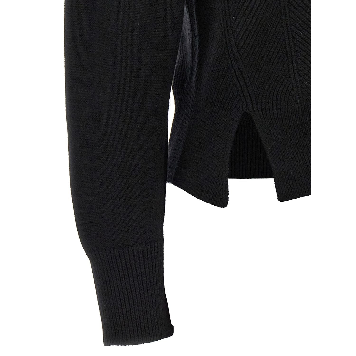 Alexander McQueen Black Wool Cardigan