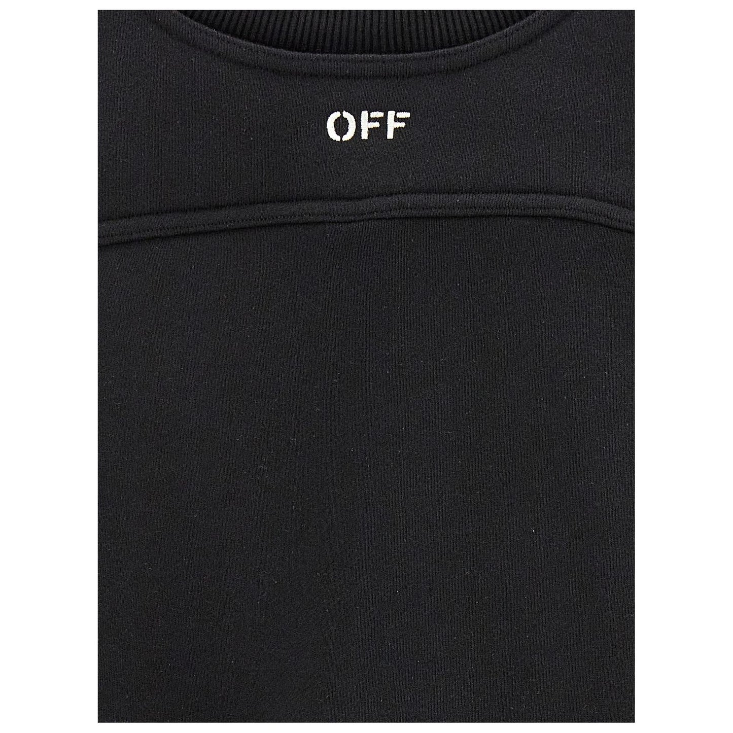 Off-White Bicolor Cotton Sweatshirt