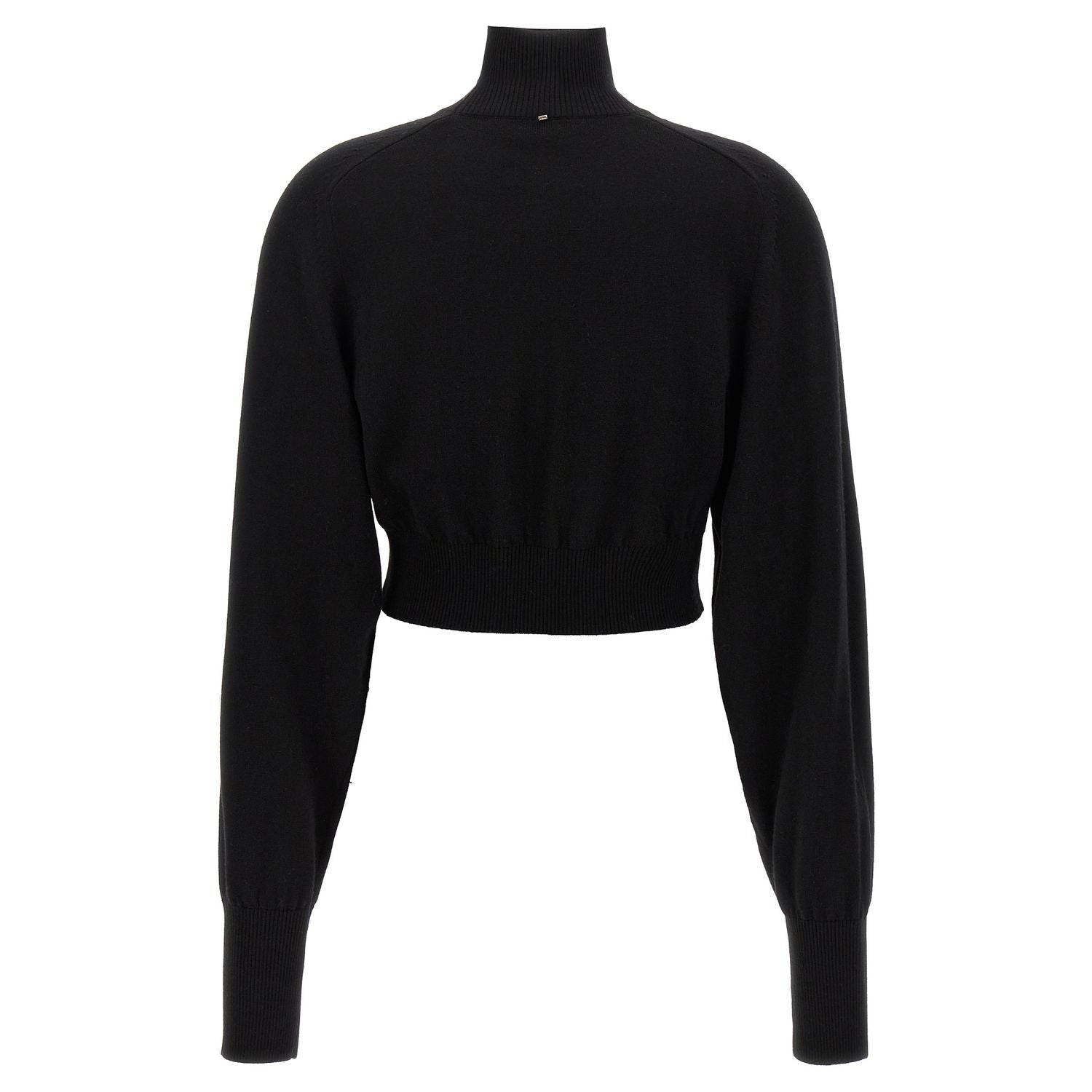 Sportmax Black Virgin Wool Cardigan